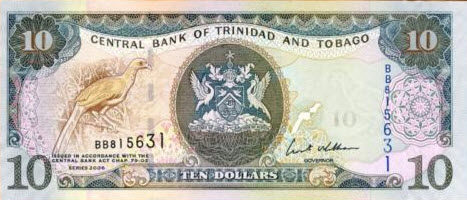 P48 Trinidad & Tobago 10 Dollars Year 2006